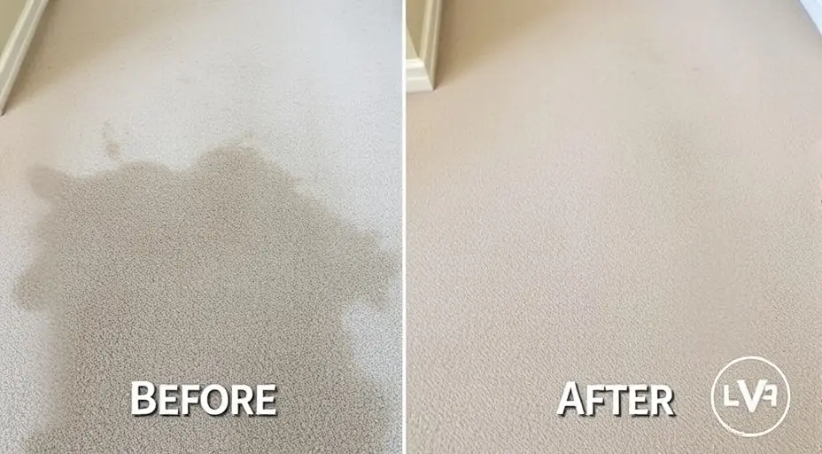 Before and After Carpet Cleaning